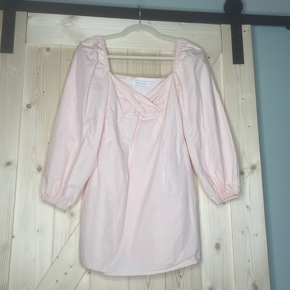 Baby pink dress
